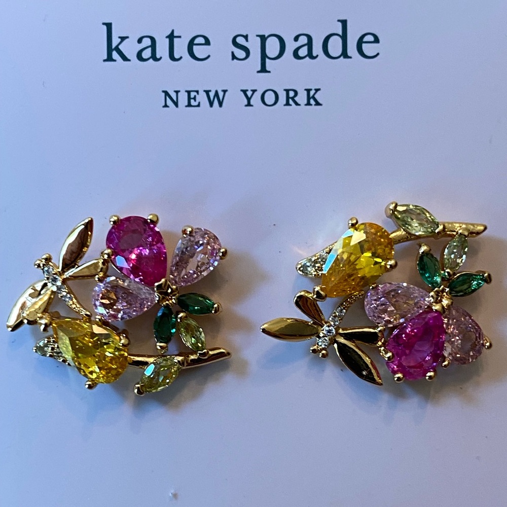 NWT Kate Spade Garden Earrings